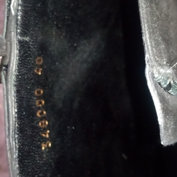 Gucci black Becky suede Heels gladiator boots - Picture 7 of 11